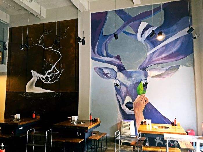 【3d立体画】餐厅中如何用墙绘打动顾客！