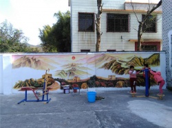 肇庆中州文化墙彩绘