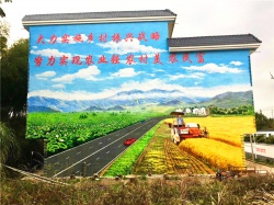 清远佛岗文化墙【墙体彩绘】