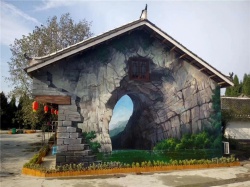 惠来文化墙写实画 【幼儿园墙绘】