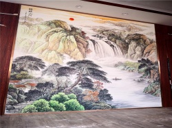 家居背景墙墙绘价格