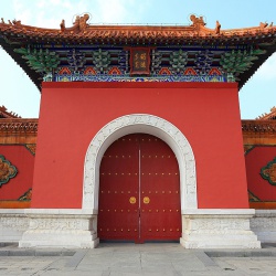 古建筑彩绘江门江海