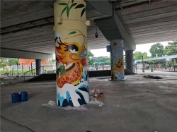 佛山五Y公园墙绘